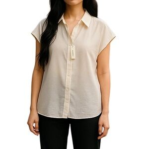 Max Studio Blouse Ivory
